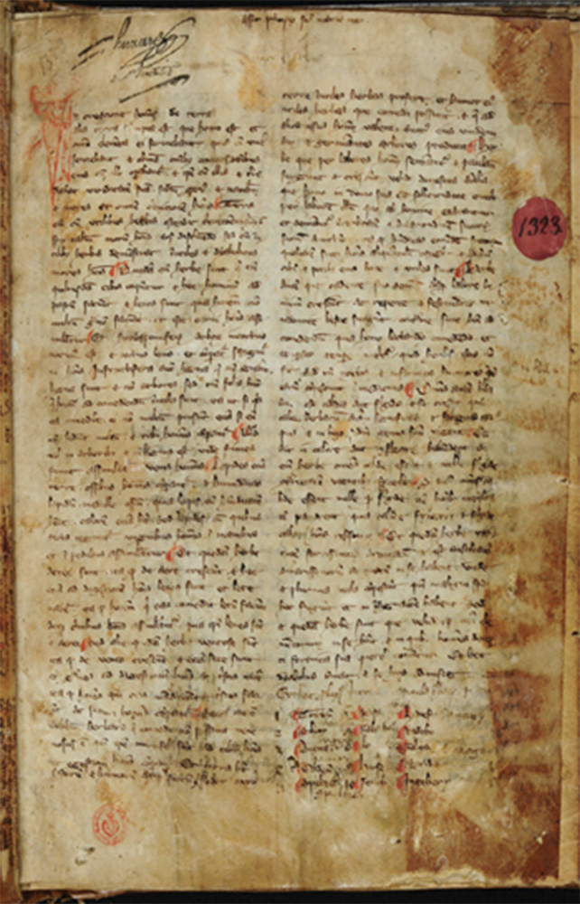 Sample page - Biblioteca Medicea Laurenziana Ashb.1323
