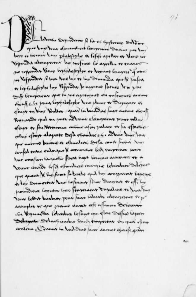 Sample page - Bibliothèque Nationale de France NAF 1157